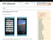 Tablet Screenshot of gpsobsessed.com